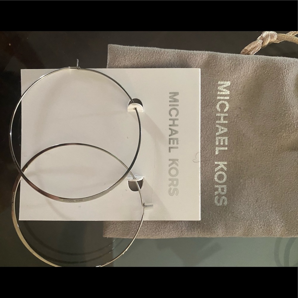 Michael Kors hoop earrings